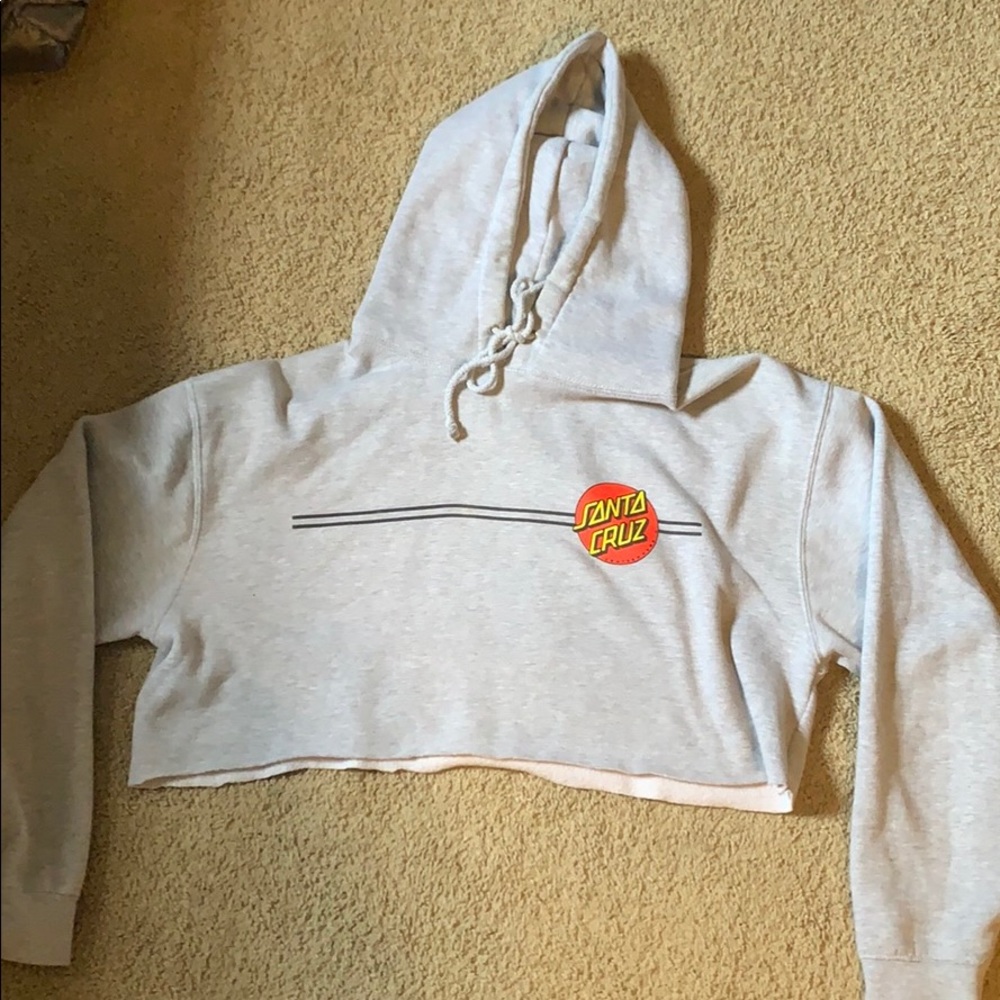 Cropped Santa Cruz Hoodie